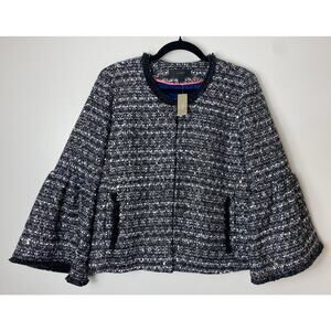 NWT J. CREW JACKET LADY BLAZER 6 TWEED OFFICE WORK CAREER FEMININE COQUETTE